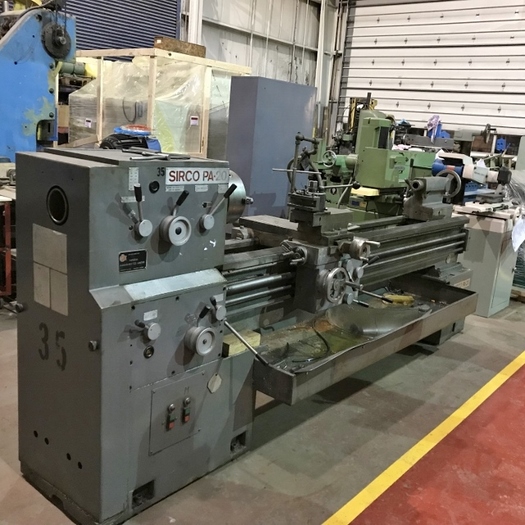 20" x 80" Sirco Model PA20-4 Engine Lathe with 4" spindle Bore 5611