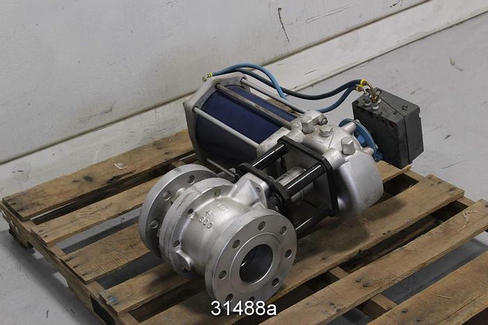 Used Neles Jamesbury MAO400DAGAS6STTBB 4" Control Ball Valve #31488