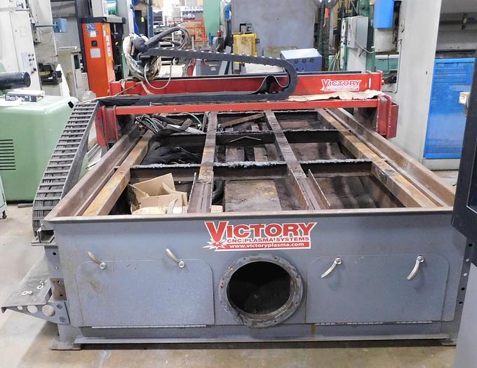 Used 2009 Victory 5' x 10' CNC Plasma Cutting Table V510
