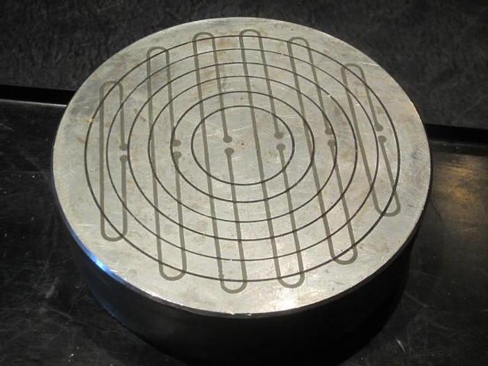 Used Eclipse AX9/1C Round Permanent Magnetic Chcuk, 9"