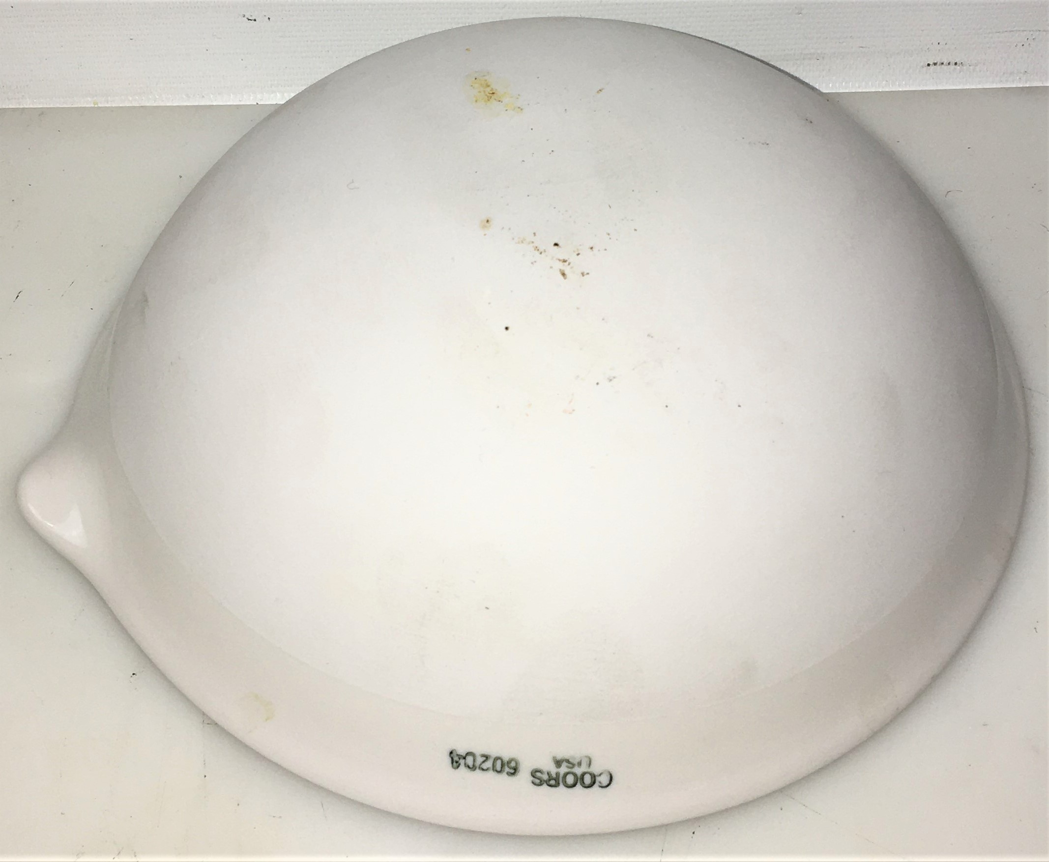Used CooksTek 60204 Evaporating Dish with Pouring Lip - 385mL