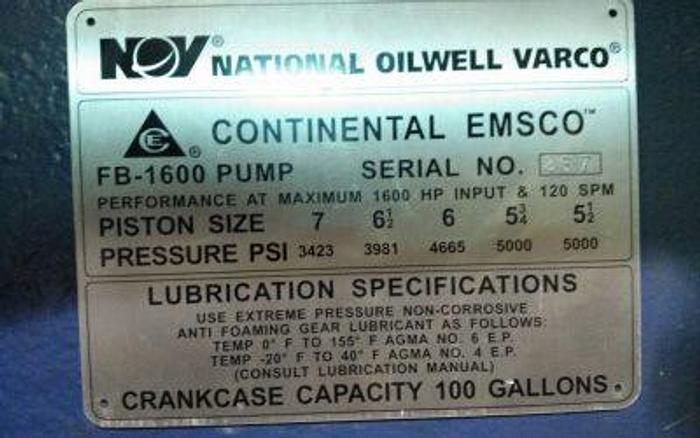 Used Mud Pumps 12P160