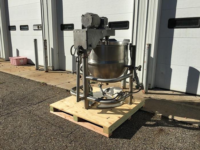 Used 60 GALLON GROEN DTA /3-60 KETTLE – S/S – JACKETED (#9346)