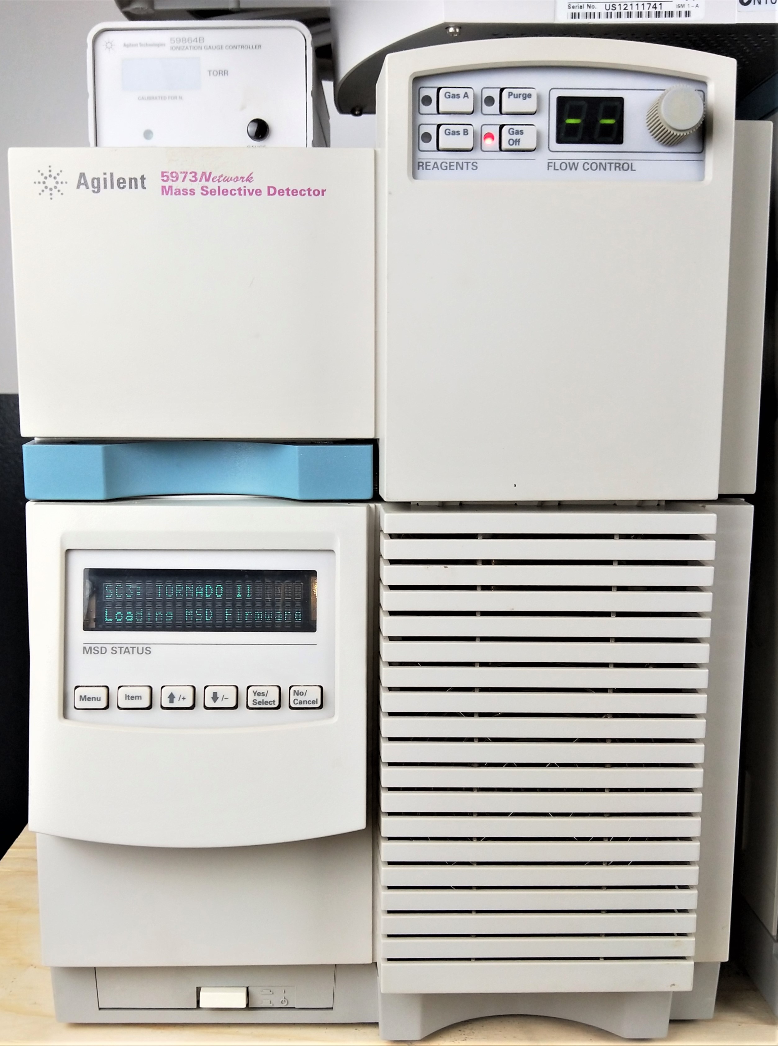 Used Agilent 6890N-5973N GC-MS System with Autosampler, Vacuum Pump and ...