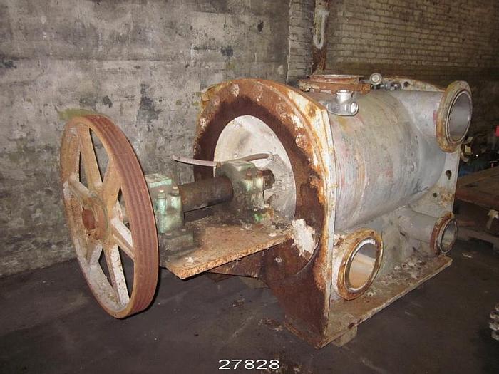 Used Beloit M-24 HD Beloit M-24 Hd Pressure Screen, 1.6 Mm Profiled Hole Basket, 4-Foil Rotor, 10" Inlet/Outlet, 6" Heavy Rejects, 8" Light Rejects #27828