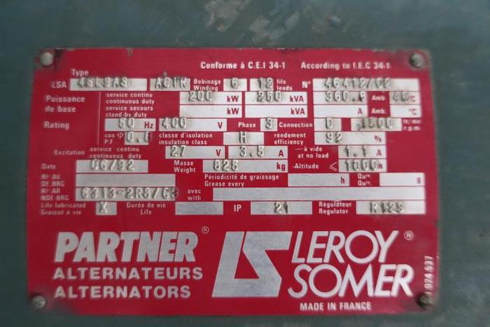 D'occasion 1992 Dorman KVA: 250