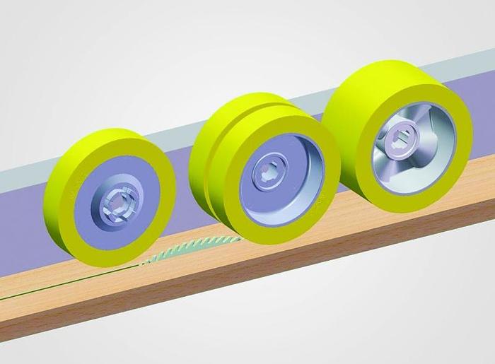 DC Feeder Wheel Set - 4-3/4" x 1"