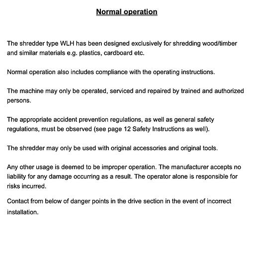 Used 2006 Weima Tiger 600 Grinder