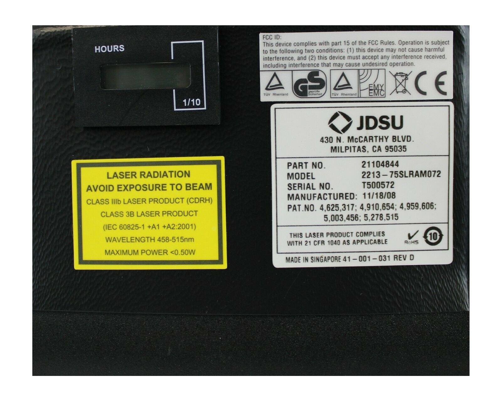 Used 2008 Applied Materials Laser Assy JDSU / ORBOT / AMAT Applied Materials