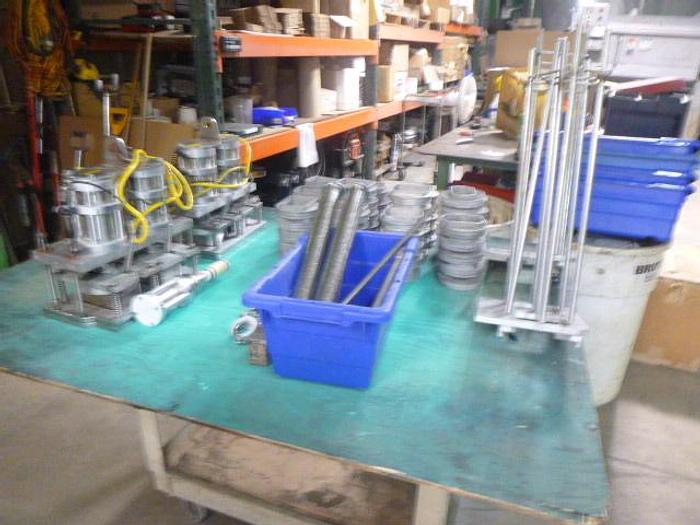 Used Complete Filling Line; World Cup Filler, (2) Vemag Robbies and Lidder