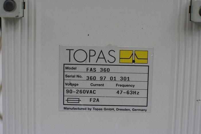 Used PARTICLE MEASUREMENT DEVICE TOPAS FAS 360 Particle counter