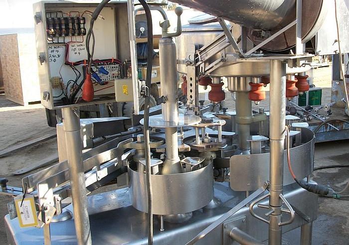 Used Filler, Bottle, 12-valve, Rotary, Fogg, S/st, 3/4 HP, #C736039