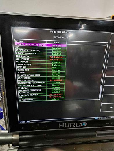 Used 2018 Hurco VM10i Vertical Maching Center ***Low Hours***