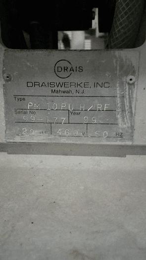 Used 10 LITER DRAIS HORIZONTAL MEDIA MILL WITH MEDIA CHARGE (#8444)