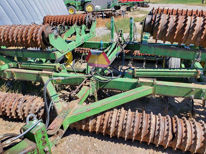 Used 25' John Deere 970 Roller Harrow