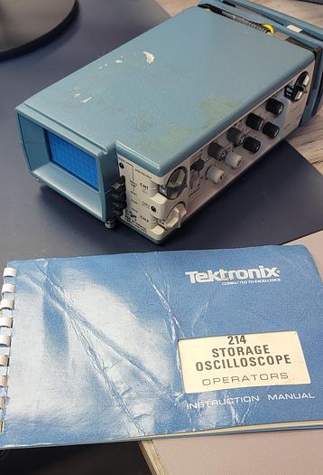 Used Tektronix 214 Storage Oscilloscope, Complete With Case (111)