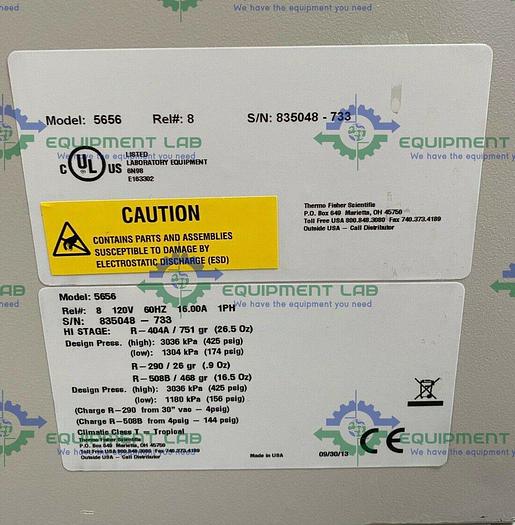 Used VWR 5656 -86ºC Ultra Low Laboratory Cryogenic Freezer 23 CU FT 120V