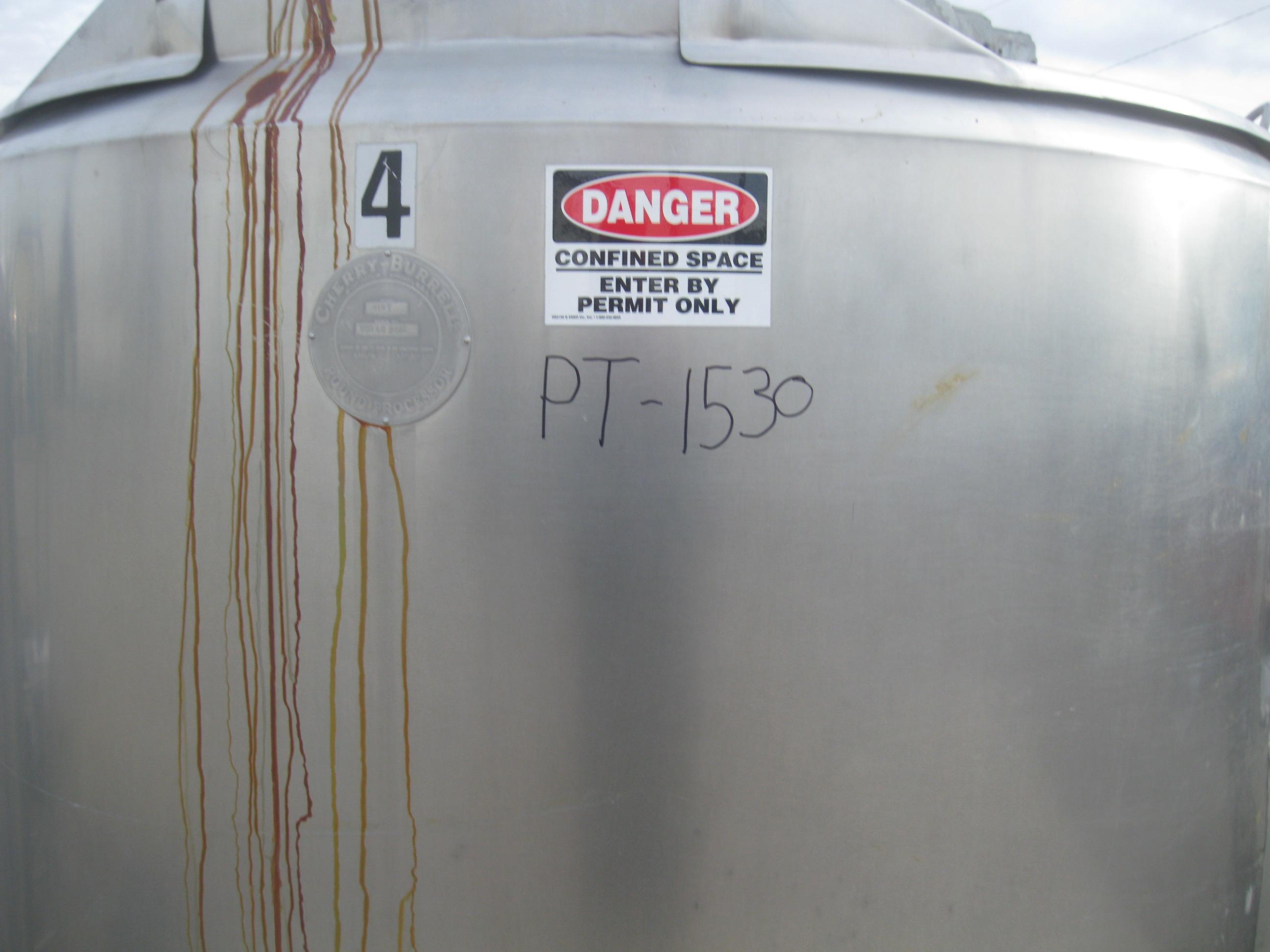 Refurbished 300 GALLON PROCESSOR TANK