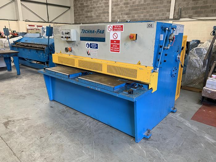 Used Techna fab. 2000mm x 6mm hydraulic guillotine