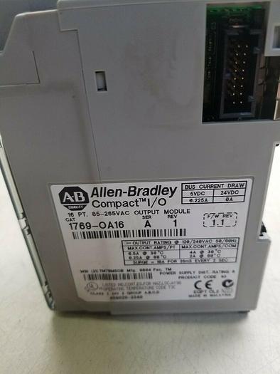 Used Allen Bradley 1769-OA16 Ser A Rev 1