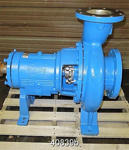 Used Goulds 3196 6x8x13 Pump, SS Casing, 6-Vane SS Impeller #40839