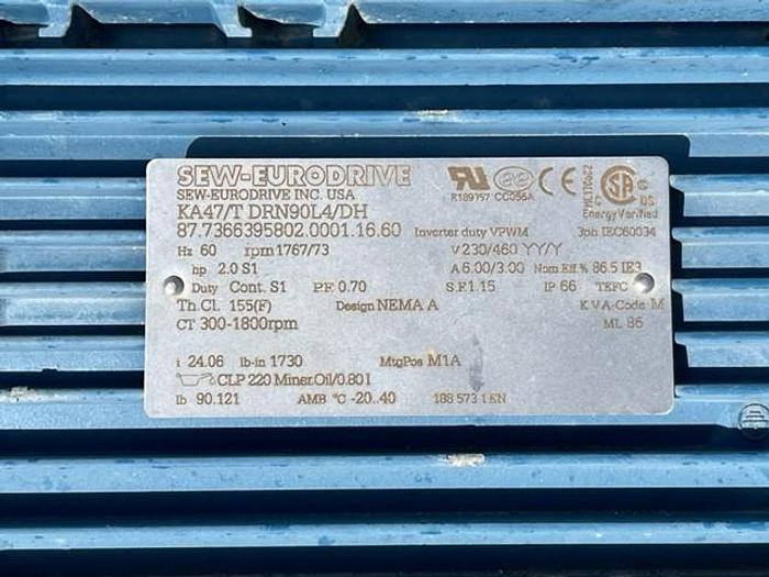 Used 8' Long x 3' Wide Flighted Conveyor