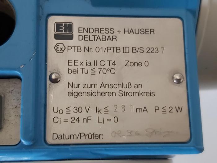 Gebraucht Drucktransmitter, Deltabar FMD130, 0-250mbar, Endress und Hauser gebraucht-Top