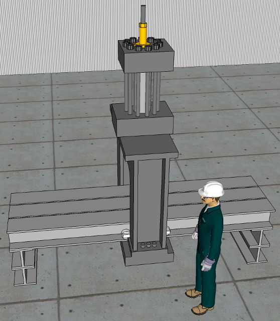 Used 150 Ton HPM Hydraulic Straightening Press