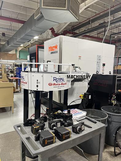 Used 2022 Mazak HQR-100MSY Twin Turret / Twin Spindle / Live Tooling / Bar Feeder CNC Lathe ***156 Hours***