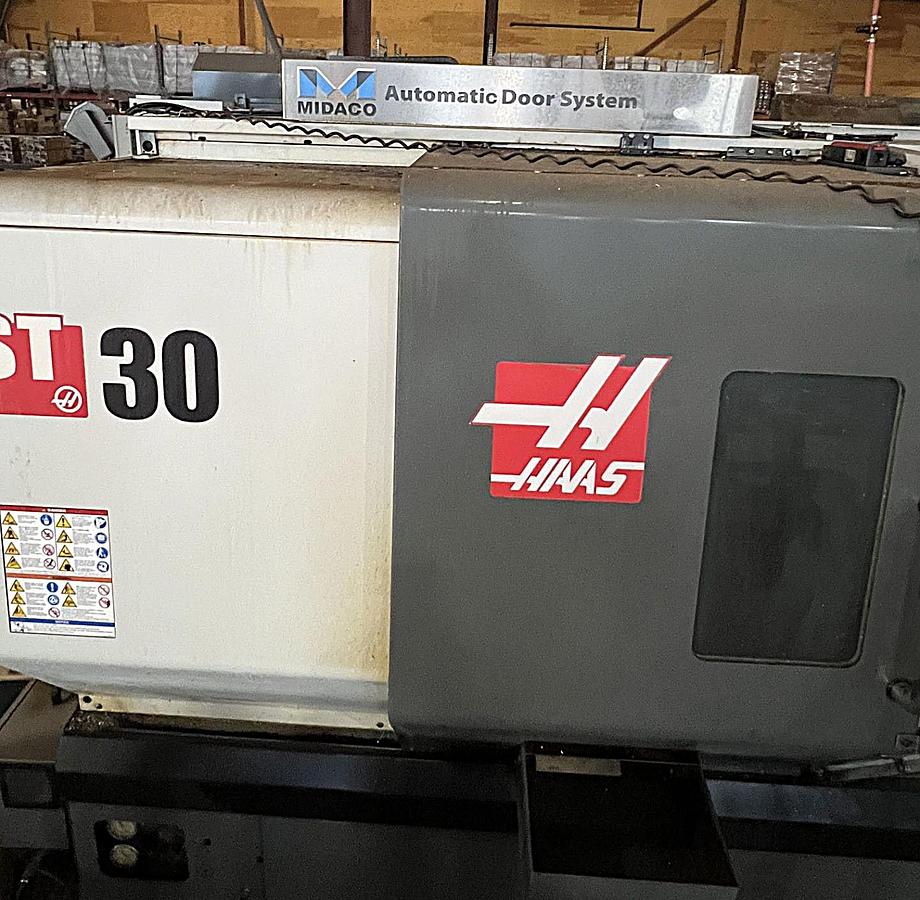 Used 2013 HAAS ST-30 CNC Lathe Turning Center with Programmable Tailstock / Automatic Tool PreSetter
