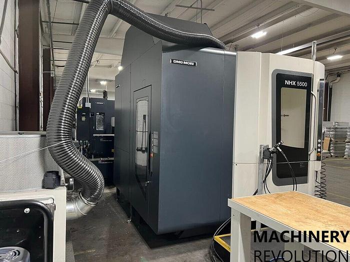 Used 2022 DMG MORI NHX-5500 550MM 4-Axis CNC Horizontal Machining Center ***Like New***
