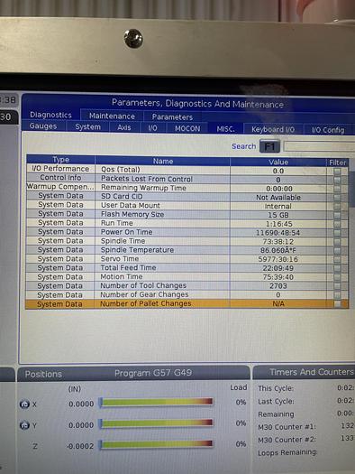 Used 2019 HAAS VF-2 10,000 RPM CNC Vertical Machining Center *** Only 22 Cutting Hours***
