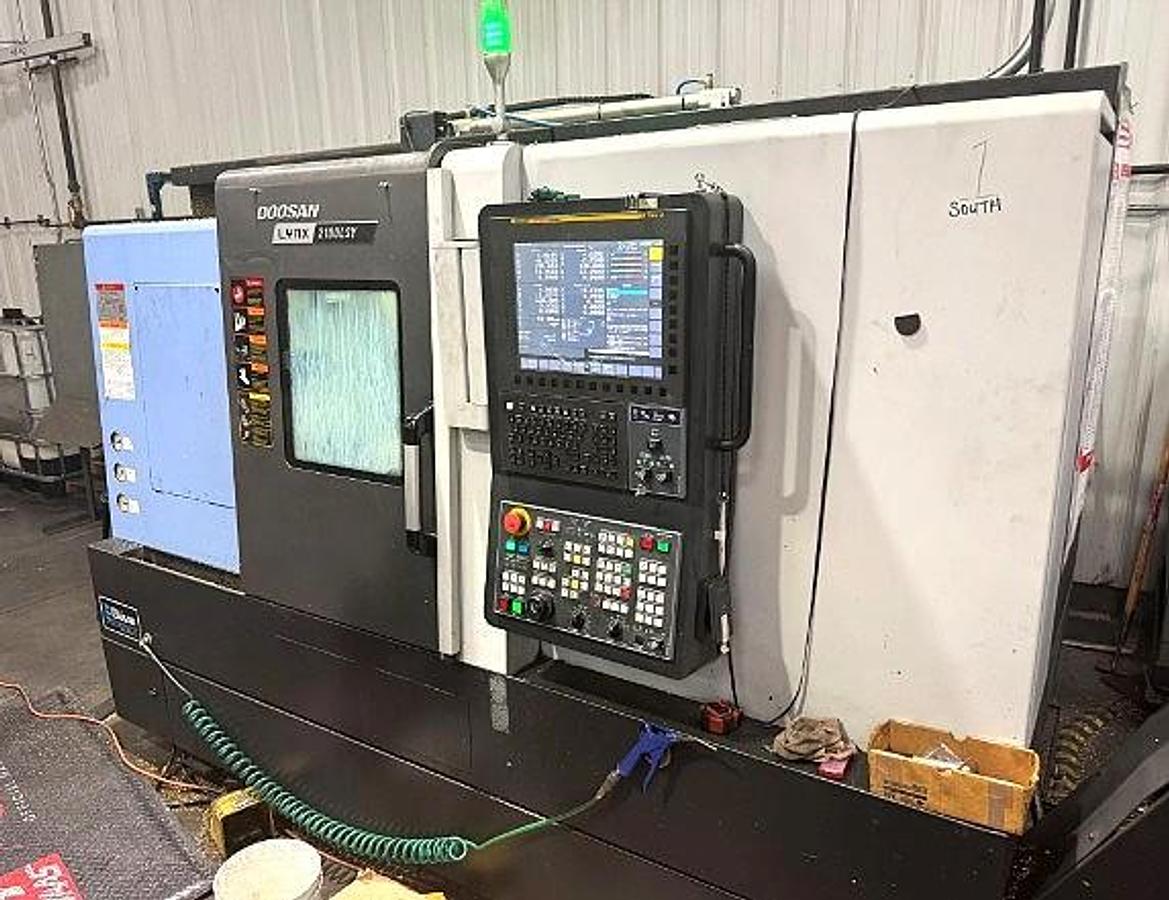 Used 2021 DOOSAN Lynx 2100LSYB Live Tooling Sub Spindle Y-Axis Turning Center