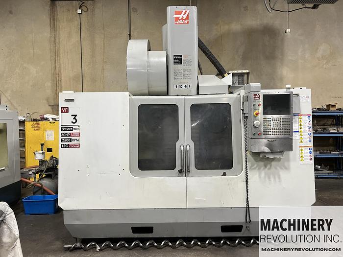 Used 2008 HAAS VF-3YT/50 CNC Vertical Machining Center TSC / WIPS