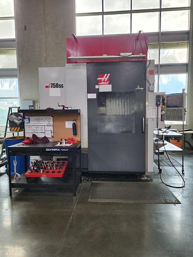 Used 2015 HAAS UMC 750SS 5-Axis CNC Vertical Machining Center
