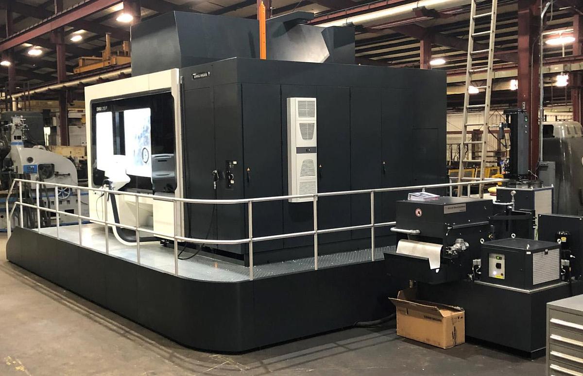 Used 2021 DMG MORI 210 P Portal 5-Axis CNC Machining Center