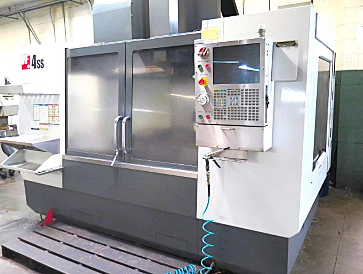 Used 2011 HAAS VF-4SS 4-Axis 12,000 RPM CNC Vertical Machining Center WIPS / High Speed Machining / 40+1 ATC
