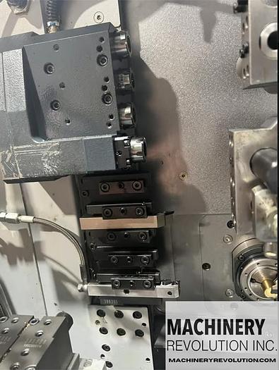 Used TORNOS Swiss GT 26 6-Axis CNC Swiss Lathe 12' Bar Feeder / Live Tooling / C-Axis ***Like New***