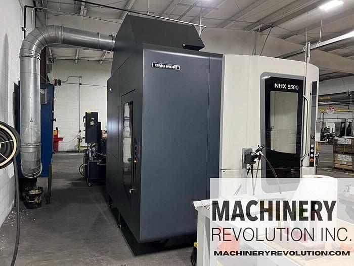Used 2022 DMG MORI NHX-5500 550MM 4-Axis CNC Horizontal Machining Center ***Like New***