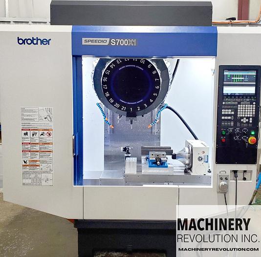 Used 2018 Brother Speedio S 700 X1 16,000RPM Vertical Machining Center 4-Axis ***Low Hours***