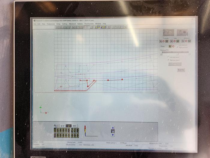 Used 2022 FLOW MACH 200 3020 5-AXIS w/ Pivot+ 3D Cutting Head
