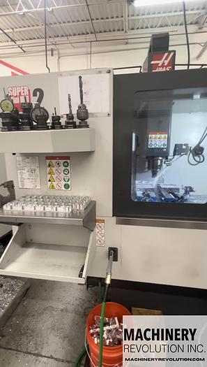 Used 2019 HAAS Super Mini Mill 2 10,000RPM CNC Vertical Machining Center with WIPS / HSM / 20 Tools  ***796 Hours***