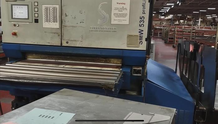 Used 2009 Butfering Steel Master SMW 535 Profiline Sander / Grinder / Deburr