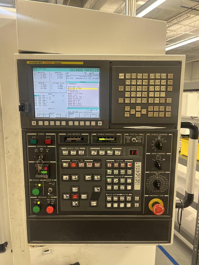 Used 2014 HYUNDAI WIA F400 12,000 RPM CNC Vertical Machining Center ***Low Hours***