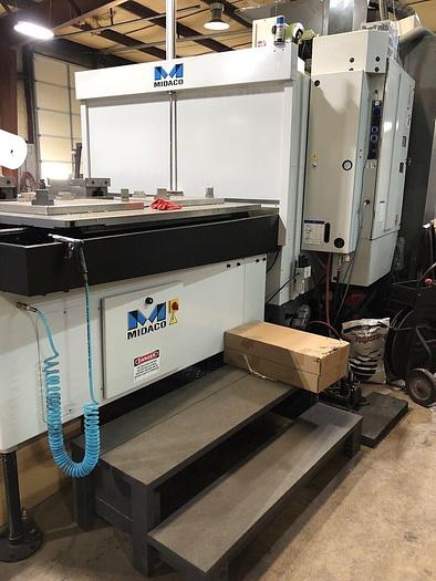 Used 2020 HAAS Haas VF6-SS 4-Axis HSK-63 Pallet Changer CNC Vertical Machining Center