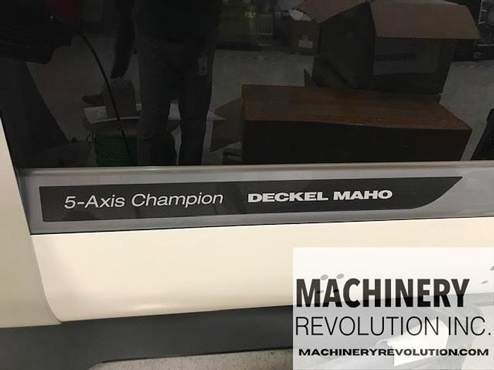 Used 2018 DMG MORI DMU 100P DUO Block 5-Axis 12,000RPM HSK Spindle CNC Vertical Machining Certer ***Like New***