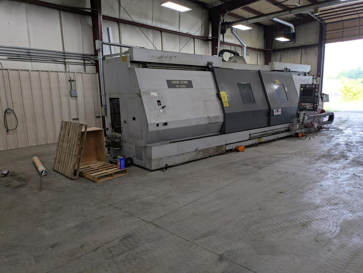 Used 2005 Mori Seiki 3500MT Y-Axis Live Tooling CNC Mill Turn Lathe