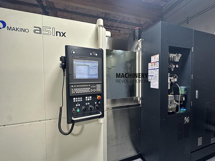 Used 2021 Makino A51NX CNC 4-Axis Horizontal Machining Center With Pallet Changer