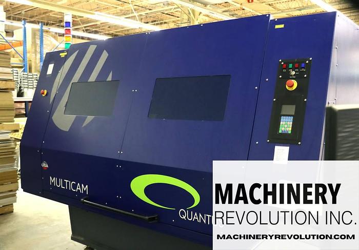 Used 2020 Multicam Quantus CNC Fiber Laser  5' x 10' / 4kW / Pallet Changer ***Low Hours***