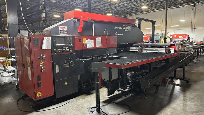 Used 2000 Amada Vipros 358 King II 30 Ton Punch Press